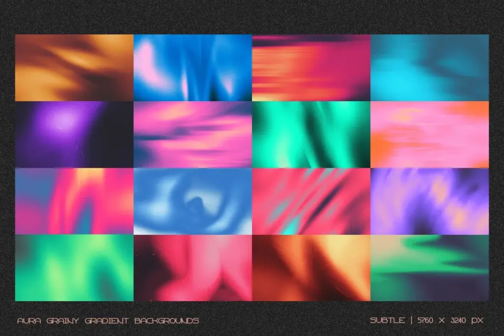 A soft, minimalist Aura Gradient featuring a light blend of peach and cream tones.