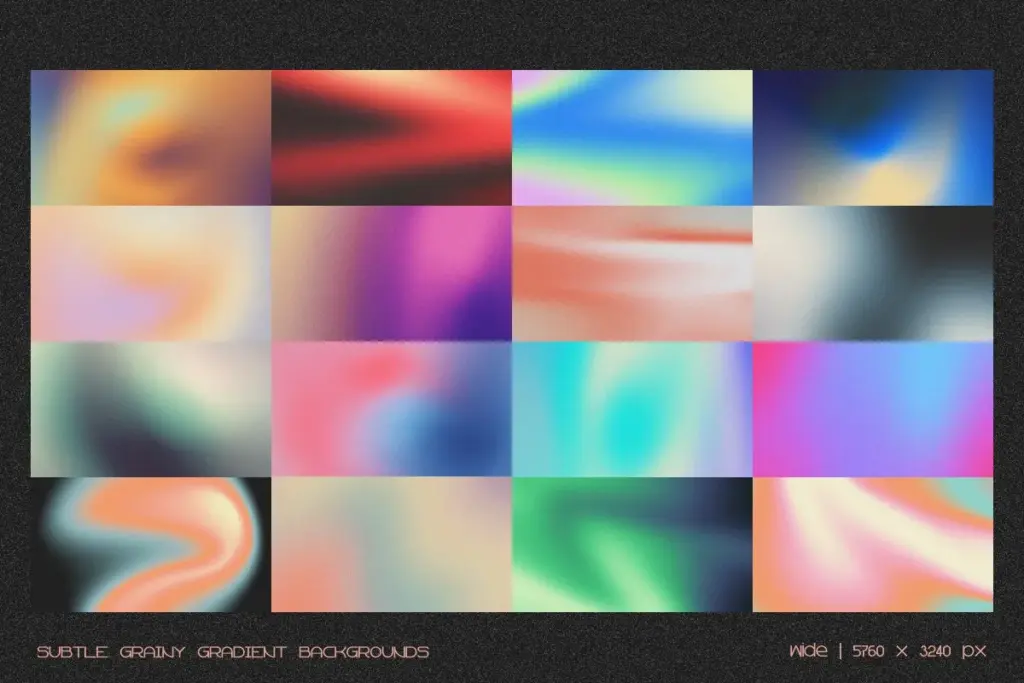 A delicate Grainy Gradient with a textured blend of rose pink and warm sand.