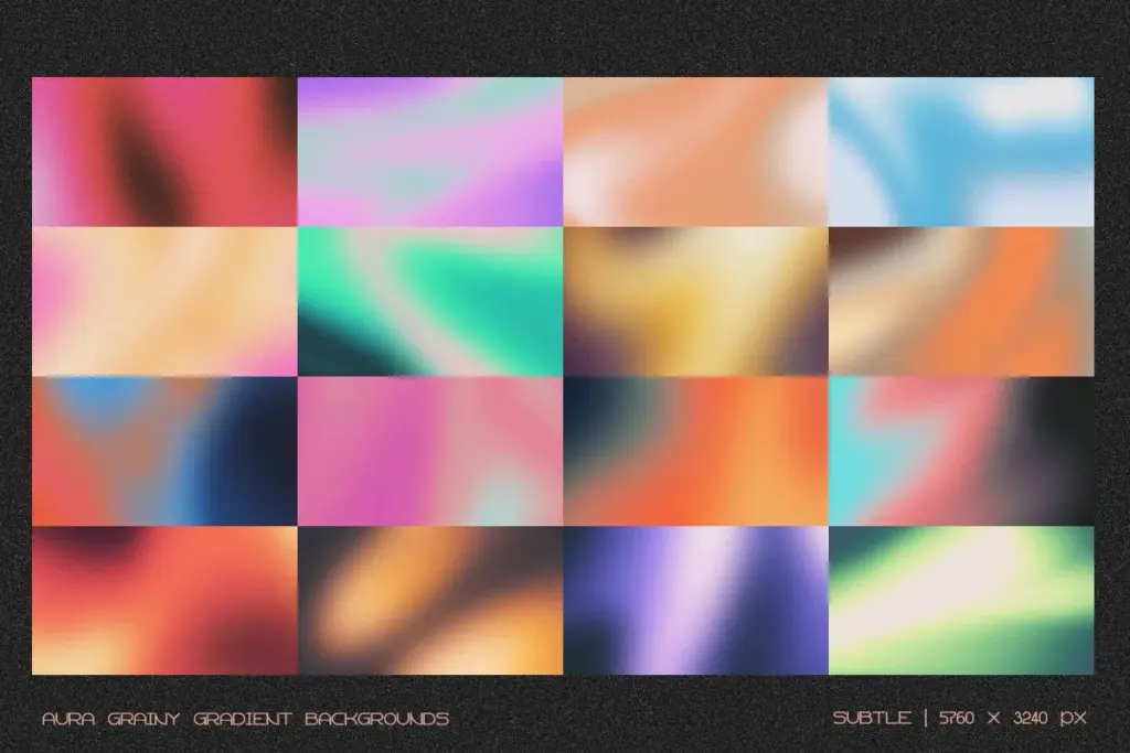 A clean Aura Gradient featuring a smooth, ethereal flow of sky blue and white.