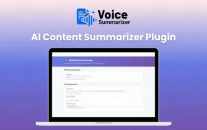 Voice Summarizer AI Content Summarizer Plugn Feature Image