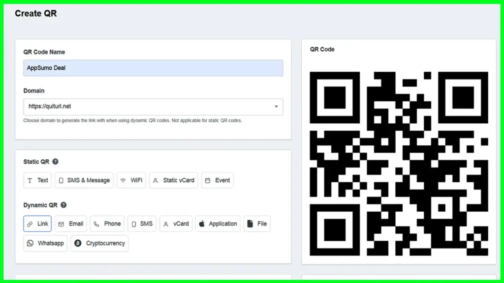 QuitURL's QR Code Generator