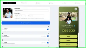 QuitURL's Link In Bio Page Creator