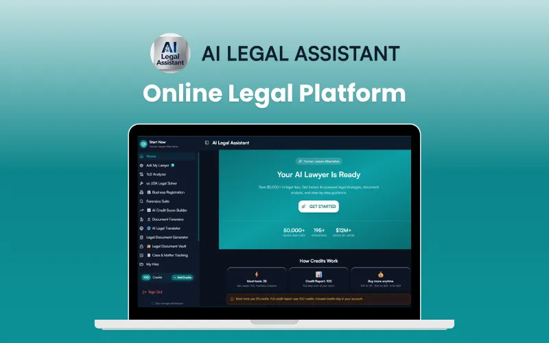 AI Legal Assistant Online Legal Platform Feature Image