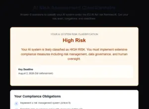 AI Risk Assessment with CompliPilot EU AI Act Compliance Tool