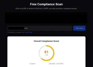 Compliance Scanning using CompliPilot EU AI Act Compliance Tool