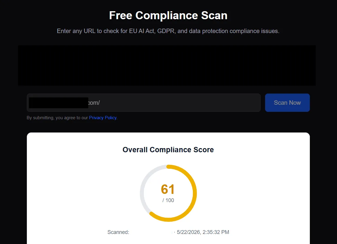 Compliance Scanning using CompliPilot 