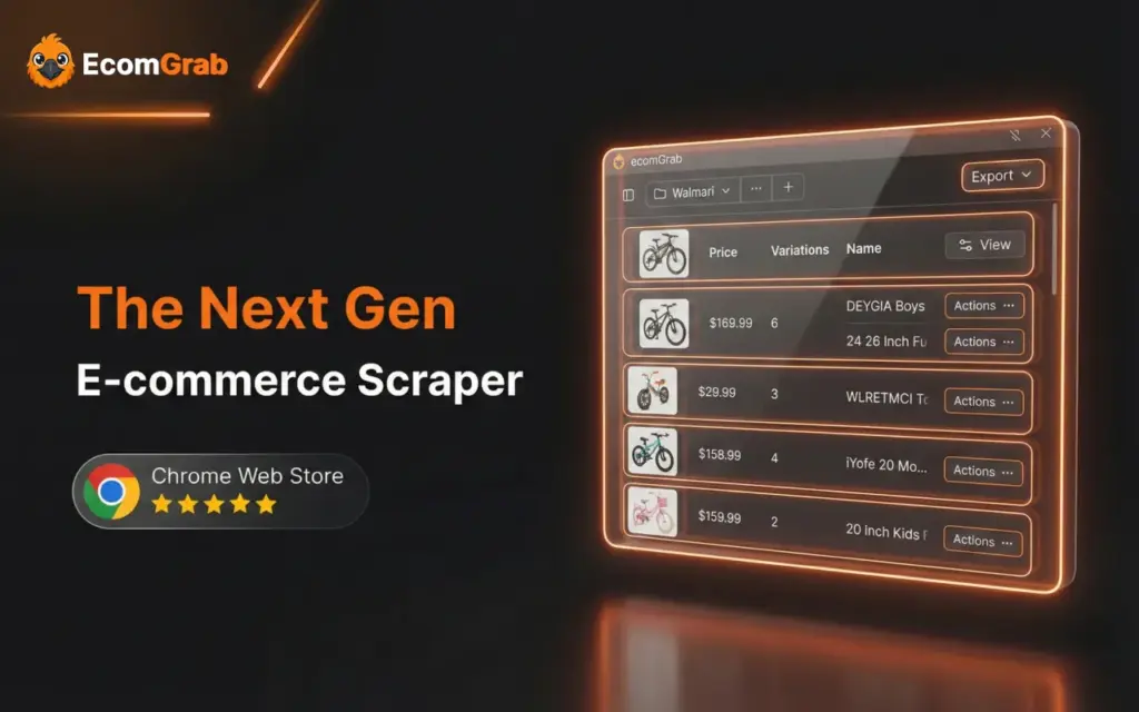 EcomGrab Instant E-commerce Scraper