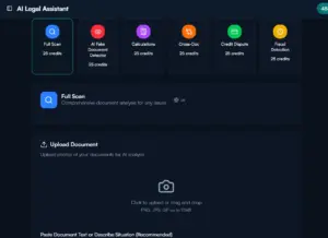 Analyze Documents for Accuracy AI Legal Assistant - Online Legal Platform