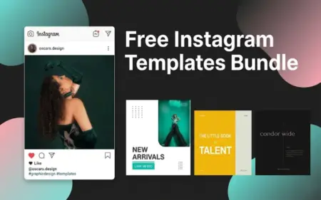 Free Instagram Templates Bundle Feature Image