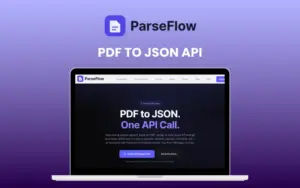 ParseFlow PDF TO JSON API Feature Image