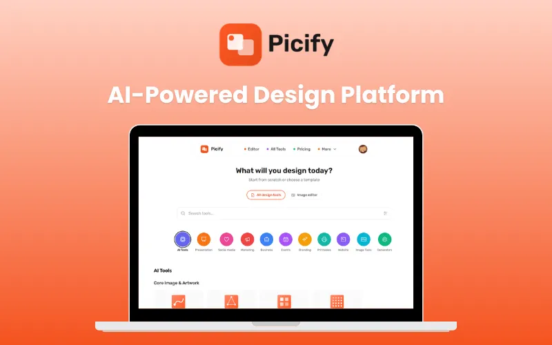 Picify AI-Powered design Platform Feature Image