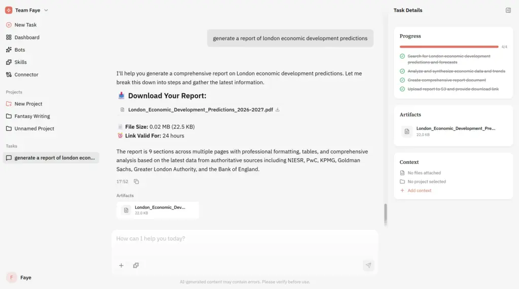 <b>Track real-time progress and instantly download multi-page documents</b>