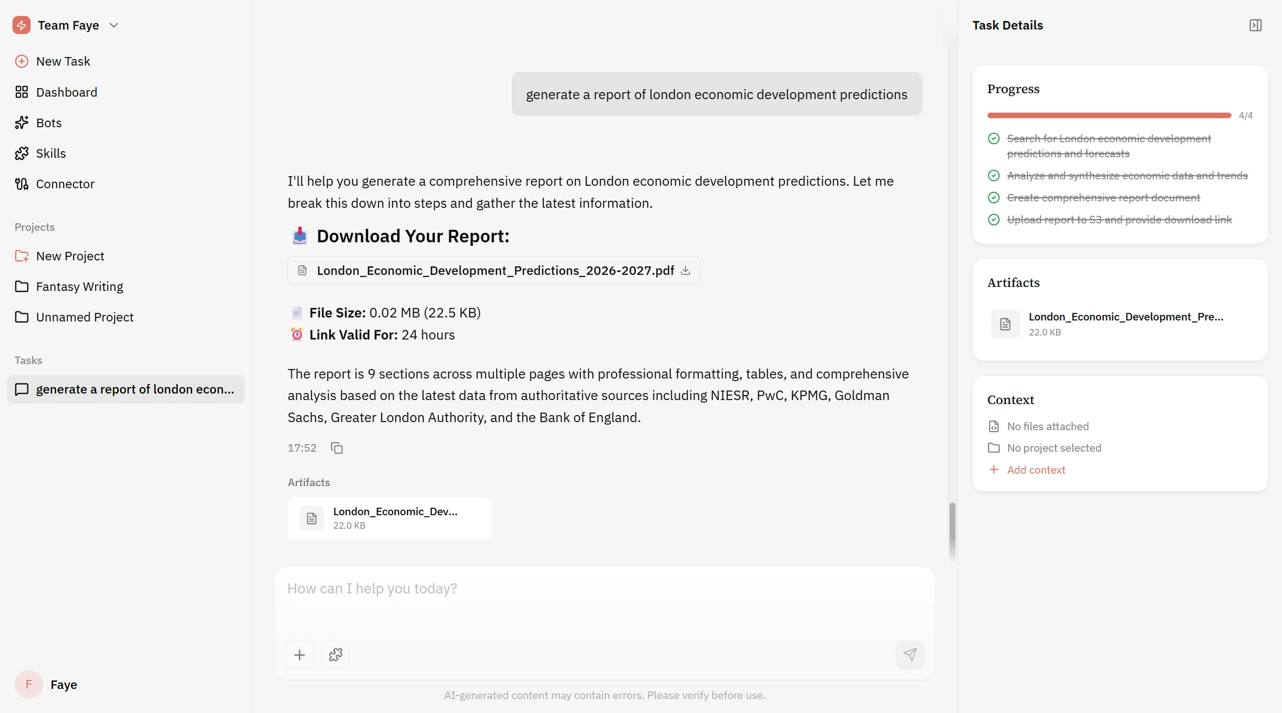 <b>Track real-time progress and instantly download multi-page documents</b>