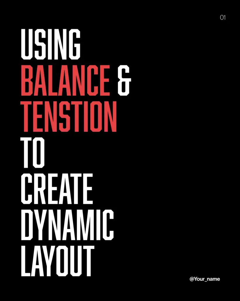 Bold black and red typography of Free Instagram Templates Bundle.
