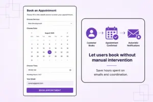 Let users book without manual intervention
