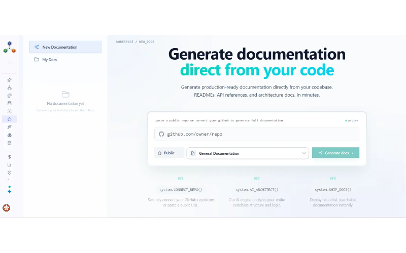 Generate technical docs and architecture briefs with AI assistance.