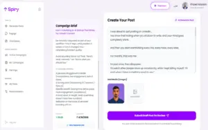 Create sponsored content using Spiry LinkedIn Creator marketplace