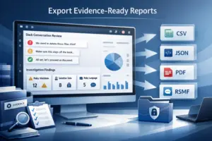 Export Evidence Ready Reports using ViewExport Slack Export Viewer
