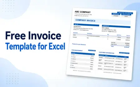 Free Invoice Template For Excel Feature Image