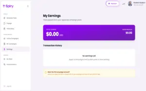 turn LinkedIn Presence into revenue using Spiry LinkedIn Creator marketplace