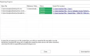 Fixed video format list in Kernel Video Repair Tool
