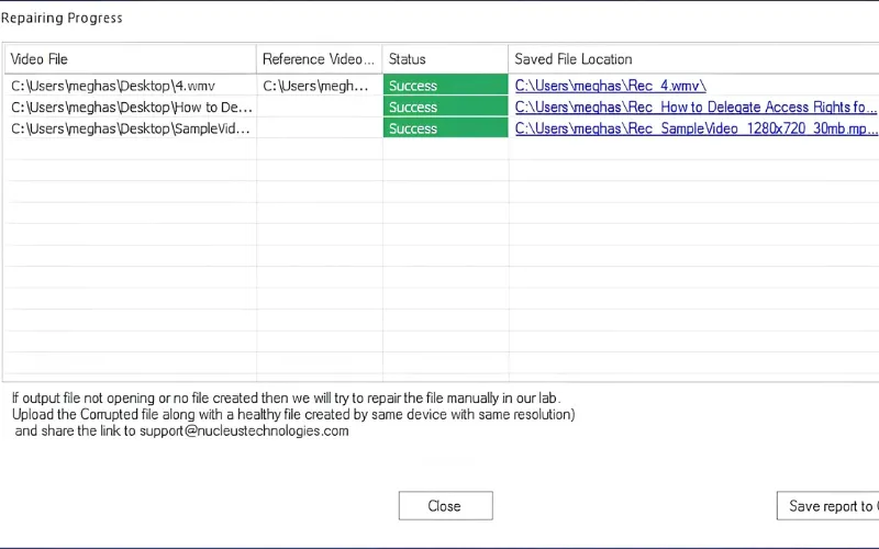 Repair Any Video Format