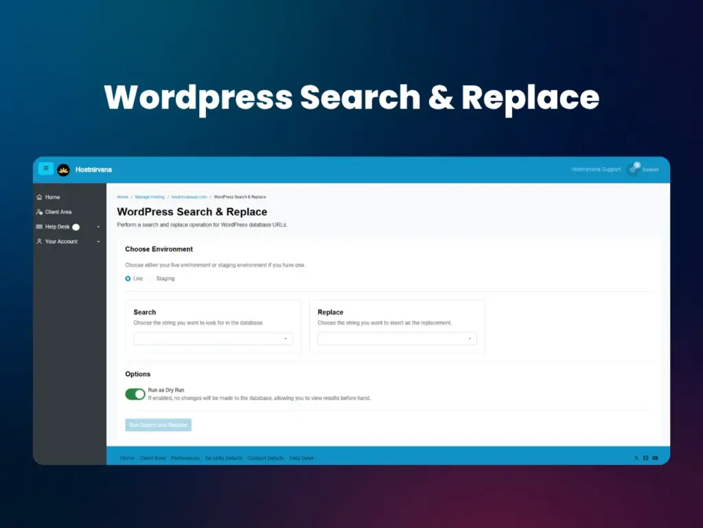 Migrate & Update Content using HostNirvana Fast WordPress Hosting