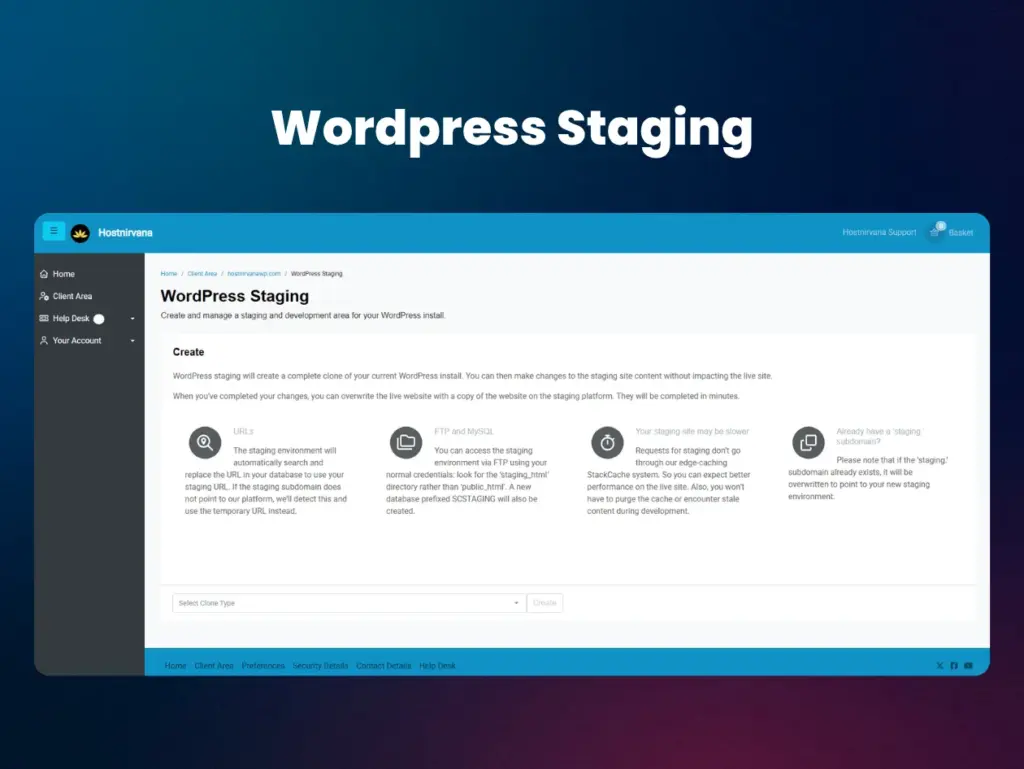 WordPress Staging