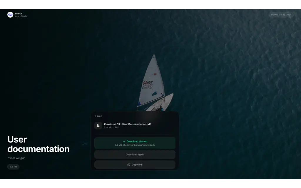 Deliver a clean, seamless file download experience tailored completely to your client's browser.