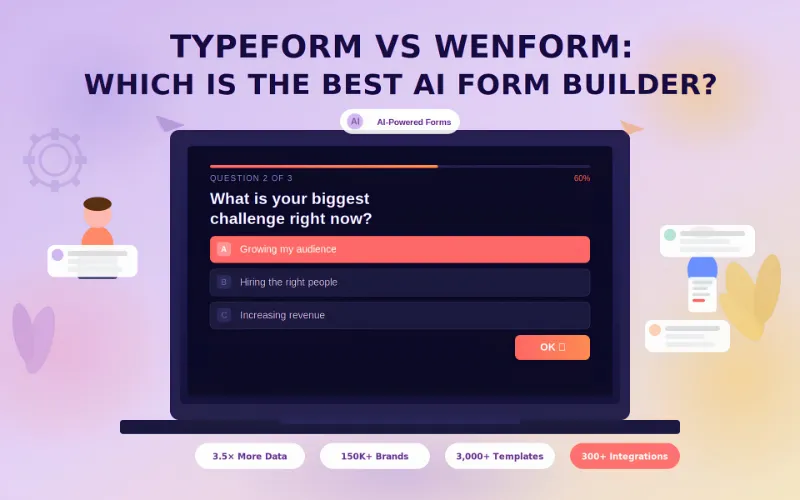 Typeform vs WenForm Blog feature Image