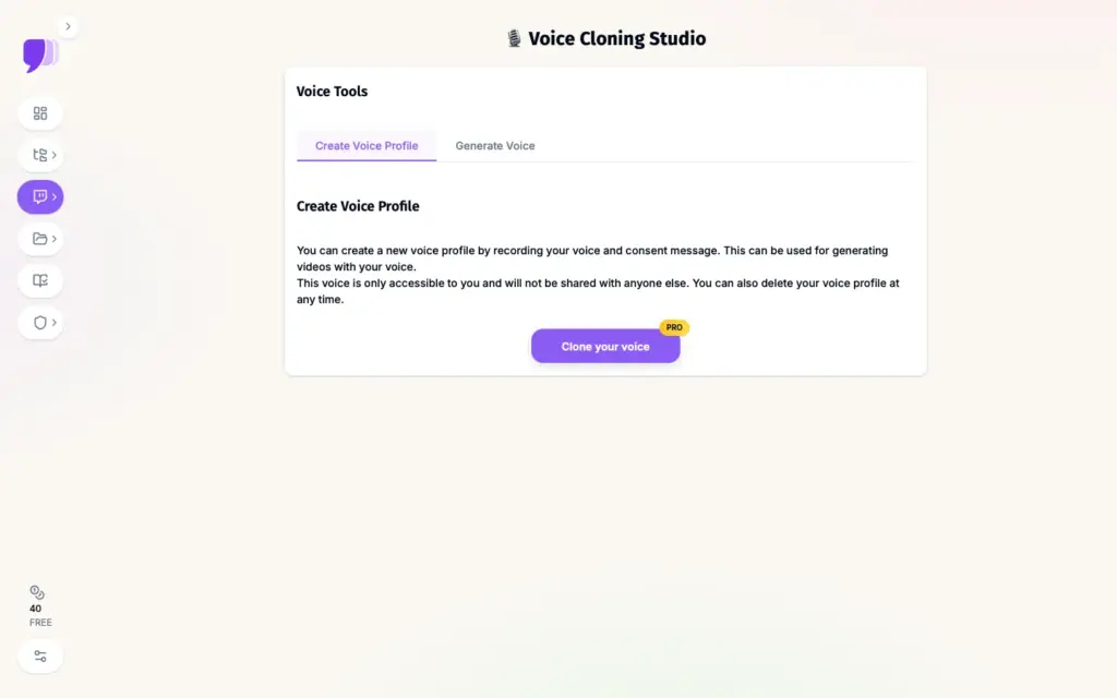 Clone Voices with ChatSlide AI Presentation Maker