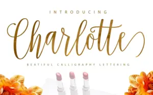 Charlotte font of Handwritten Calligraphy Fonts Bundle