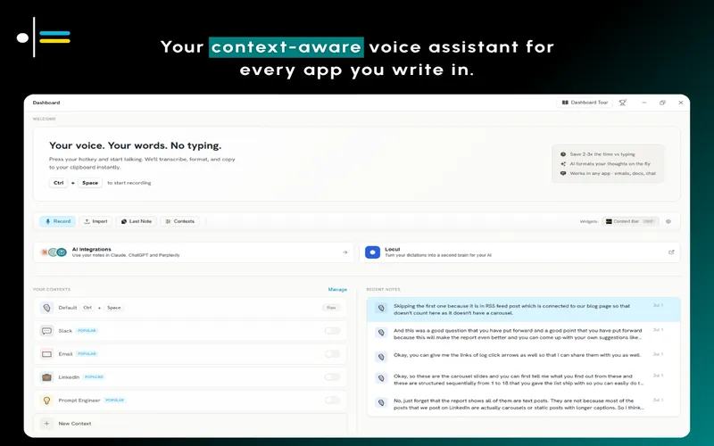 Context Aware Voice Assistant