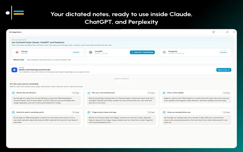 Dictated Notes AI Integrations