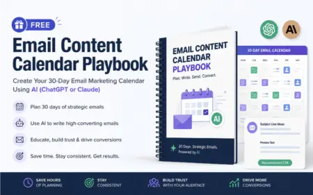 Free Email Content Calendar Playbook Feature Image