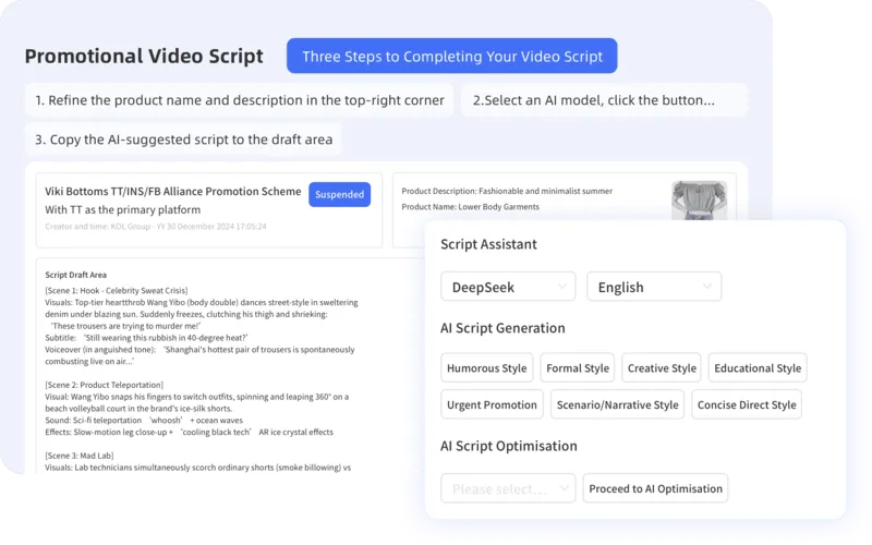 AI Script Assistant of KOLSprite 