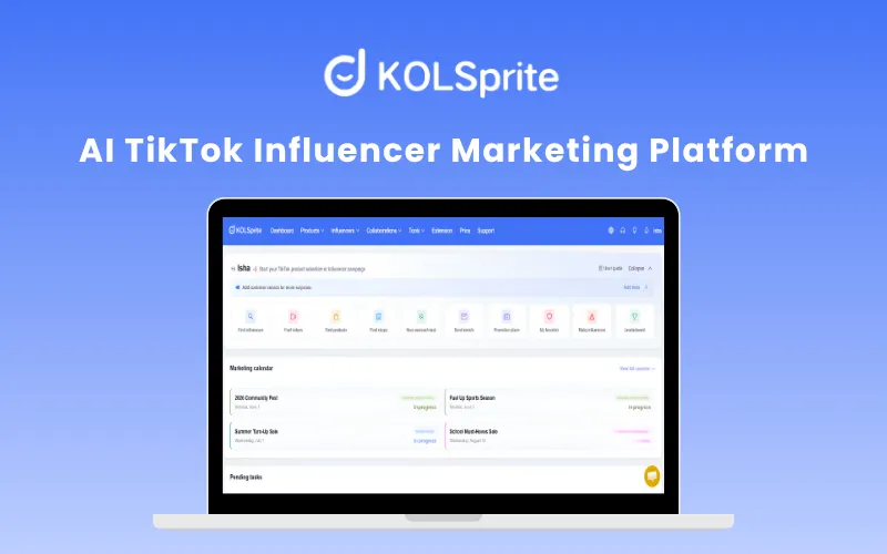 KOLSprite AI TikTok Influencer Marketing Platform Feature Image