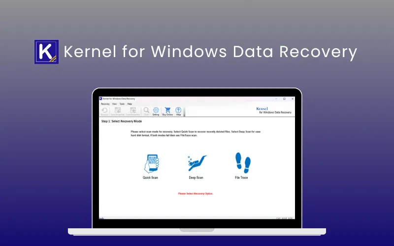 Kernel Windows Data Recovery Software Feature Image