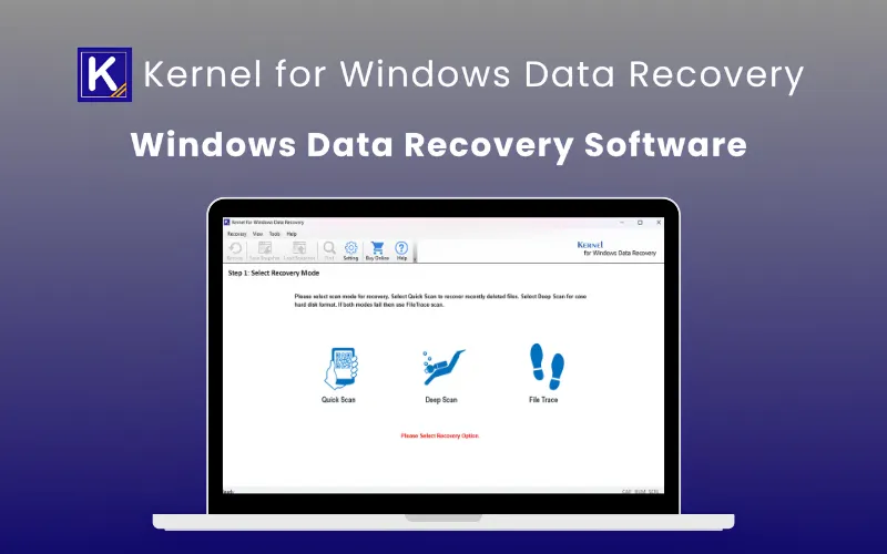 Kernel Windows Data Recovery Software to Recover Lost Data Instantly