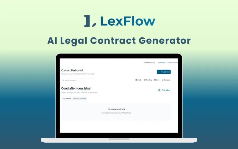 LexFlow - Create, Review & Sign Contracts Faster With AI
