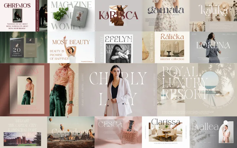Luxury Resort Font Display
