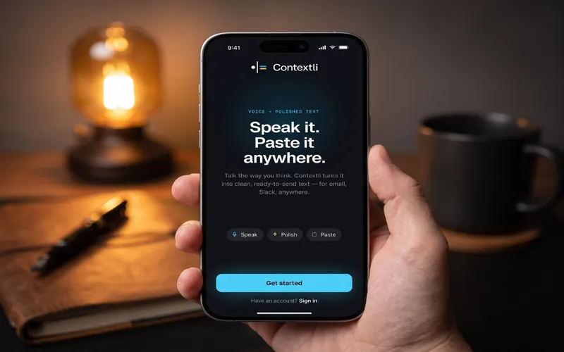 Mobile App Desk Interface
