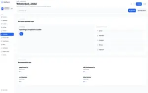 AI assistant dashboard in UnifiedTools Pro