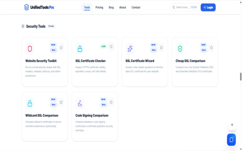 Protect your data with SSL, password, and security utilities.