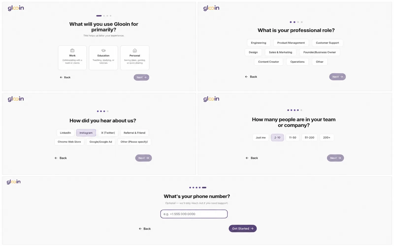 Welcome Onboarding Flow