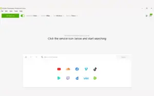 Multi-platform video download interface
