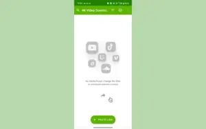 Android app empty state screen