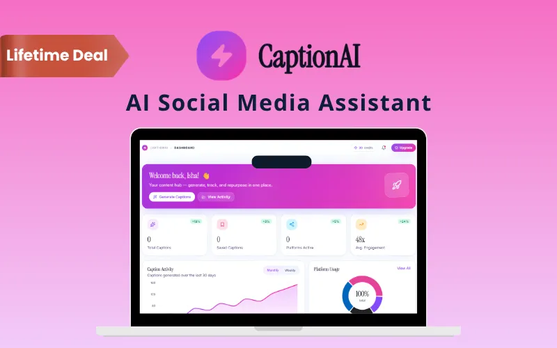 CaptionAI AI Social Media Assistant Feature Image