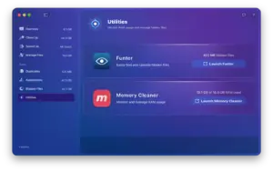 Find hidden files with MacCleaner Pro Mac Cleaner and Optimizer