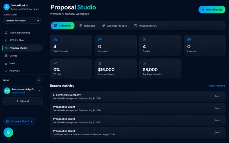 Create Proposals Faster